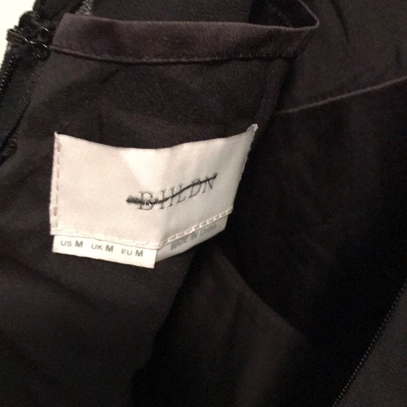 NWT BHLDN Capulet Dress Black Medium - Picture 14 of 16